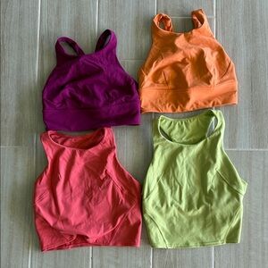 lululemon athletica Women's Tank Tops - Purple, Orange, Pink, Green bundle